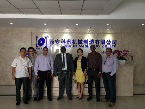 Известная султанская буровая компания посетили завод Цзин Вэй компании KOSUN